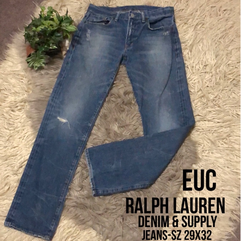 Ralph Lauren Denim & Supply Jeans-Sz 29x32-Straight Leg-Cotton